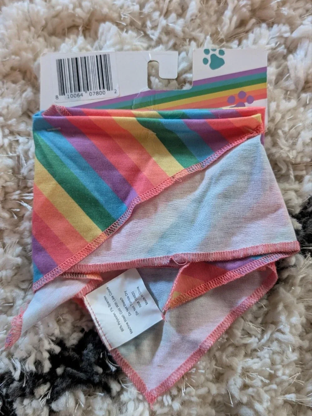 Rainbow Dog Bandana
